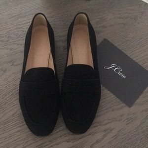 J Crew Black Charlie Penny Loafers